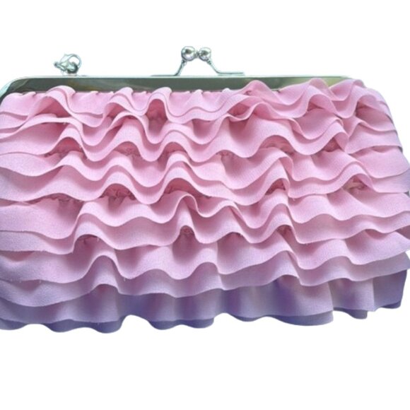 NWT Kate Landry Pink Ruffle Bag - Picture 8 of 8
